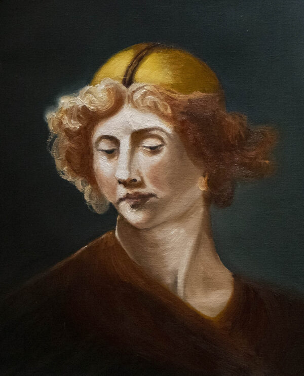 Head of an angel after Cortona by André Romijn Artist portrait